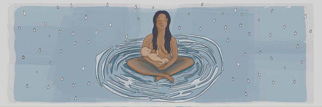 Postpartum Depression Illustration