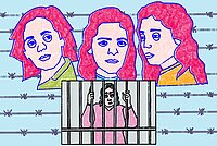 Beyond Prison Bars - Illustration by Rawand Issa